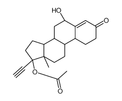 6β-Hydroxy Norethindrone Acetate structure