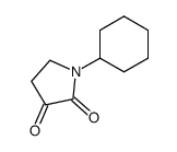 1-cyclohexyl-pyrrolidine-2,3-dione Structure