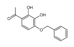 1-(4-(苄氧基)-2,3-二羟基苯基)乙酮结构式