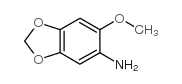 6-Methoxybenzo[d][1,3]dioxol-5-amine Structure