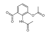 1-acetoxy-2-acetylamino-3-nitro-benzene结构式