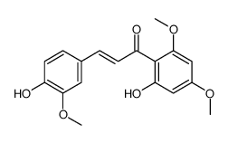 2′,4-二羟基-3′,4′,6′-三甲氧基查耳酮结构式