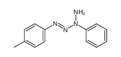 p-CH3C6H4NNN(NH2)C6H5 Structure