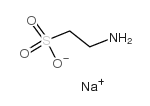 Taurine sodium salt Structure