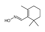 2,6,6-trimethyl-cyclohex-1-enecarbaldehyde-oxime结构式
