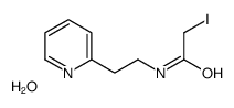 2-iodo-N-(2-pyridin-2-ylethyl)acetamide,hydrate Structure