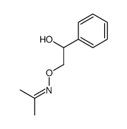 Acetone O-(β-hydroxyphenethyl)oxime Structure