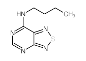[1,2,5]Thiadiazolo[3,4-d]pyrimidin-7-amine,N-butyl-结构式