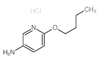 5-氨基-2-丁氧基吡啶盐酸盐结构式