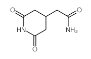 2-(2,6-dioxo-4-piperidyl)acetamide结构式