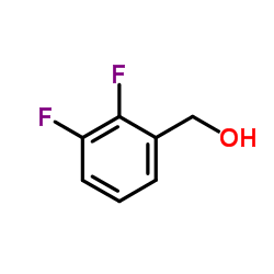 2,3-二氟苯甲醇结构式
