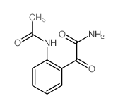N-(2-oxamoylphenyl)acetamide结构式