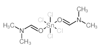 Tin,tetrachlorobis(N,N-dimethylformamide-kO)-, (OC-6-11)- Structure