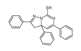 2,3a,5-triphenyl-3,6-dihydropyrazolo[1,5-c]pyrimidine-7-thione结构式