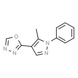 1,3,4-Oxadiazole,2-(5-methyl-1-phenyl-1H-pyrazol-4-yl)-(9CI)结构式