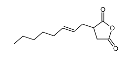 3-[(E)-2-Octenyl]-3,4-dihydro-2,5-furandione Structure