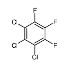 1,2,3-trichloro-4,5,6-trifluorobenzene Structure