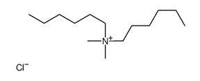 dihexyl(dimethyl)azanium,chloride Structure