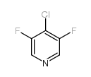 4-氯-3,5-二氟吡啶结构式