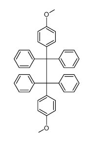 1,2-bis-(4-methoxy-phenyl)-1,1,2,2-tetraphenyl-ethane结构式