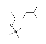trimethyl(5-methylhex-2-en-2-yloxy)silane结构式
