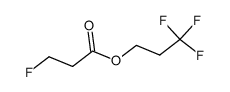 3,3,3-trifluoropropyl 3-fluoropropanoate结构式