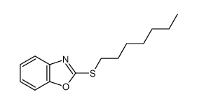 2-(heptylthio)benzo[d]oxazole结构式