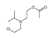 isopropyl-2-acetoxyethyl-2'-chloroethylamine Structure