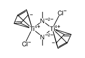 [(η5-C5H5)TiCl]2(μ-MeN)2结构式