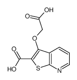 3-(Carboxymethoxy)thieno[2,3-b]pyridine-2-carboxylic acid Structure
