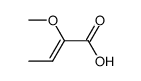 (Z)-2-methoxy-2-butenoic acid Structure