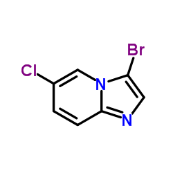 3-Bromo-6-chloroimidazo[1,2-a]pyridine Structure