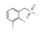 (2,3-Difluorophenyl)methanesulfonyl chloride structure