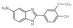 4-(5-氨基-1H-苯并咪唑)-2-甲氧基苯酚结构式