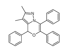 2,3-dimethyl-4,6,7-triphenyl-4H-pyrazolo[5,1-c][1,4]oxazine Structure
