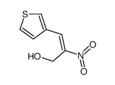 2-nitro-3-thiophen-3-ylprop-2-en-1-ol结构式