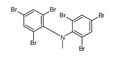 2,4,6-tribromo-N-methyl-N-(2,4,6-tribromophenyl)aniline结构式