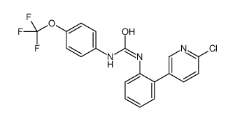 1-[2-(6-chloropyridin-3-yl)phenyl]-3-[4-(trifluoromethoxy)phenyl]urea Structure