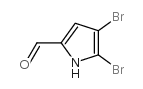 4,5-二溴-1H-吡咯-2-甲醛结构式