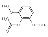 Phenol, 2,6-dimethoxy-,1-acetate Structure