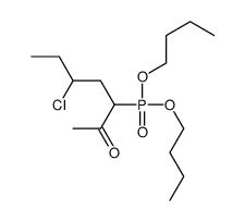 5-chloro-3-dibutoxyphosphorylheptan-2-one结构式