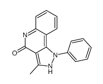 3-methyl-1-phenyl-2H-pyrazolo[4,3-c]quinolin-4-one结构式