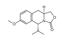 5-isopropyl-7-methoxy-1,5,10,10a-tetrahydro[1,3]oxazolo[3,4-b]isoquinolin-3-one Structure