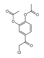 [2-acetyloxy-4-(2-chloroacetyl)phenyl] acetate结构式