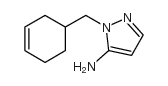 2-CYCLOHEX-3-ENYLMETHYL-2H-PYRAZOL-3-YLAMINE Structure
