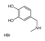 4-[(甲氨基)甲基]邻苯二酚氢溴酸盐结构式
