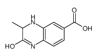 3-methyl-2-oxo-3,4-dihydro-1H-quinoxaline-6-carboxylic acid结构式