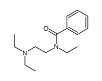 N-(2-Diethylaminoethyl)-N-ethyl-benzamide结构式