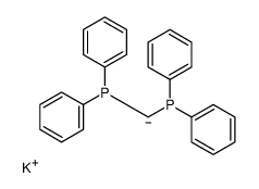 Potassium, [bis(diphenylphosphino)methyl] Structure