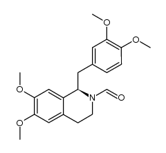 (R)-1-[(3,4-Dimethoxyphenyl)methyl]-2-formyl-6,7-dimethoxy-1,2,3,4-tetrahydroisoquinoline Structure